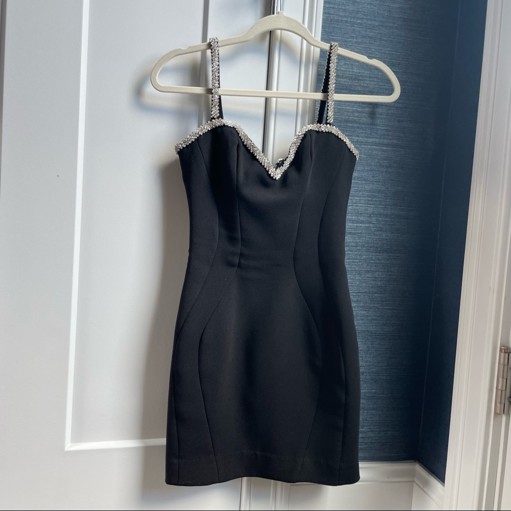 House of CB TIGHT MINI BLACK DRESS XS
